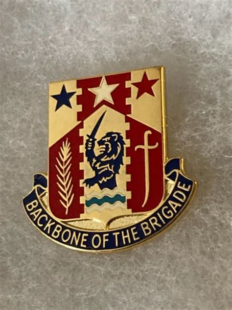 Authentic Us Army Special Troops Bn 81st Armored Bde Di Dui Crest