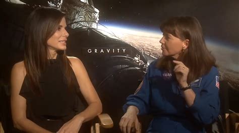 Sandra Bullock And Astronaut Cady Coleman Talk About Flying In Space