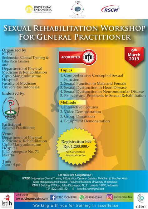 Sexual Rehabilitation Workshop For General Practitioner Seminar Dokter