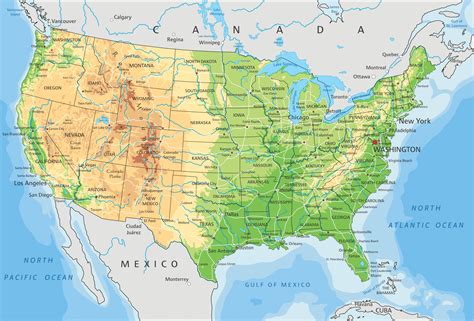 La Géographie Des Usa Vacances America