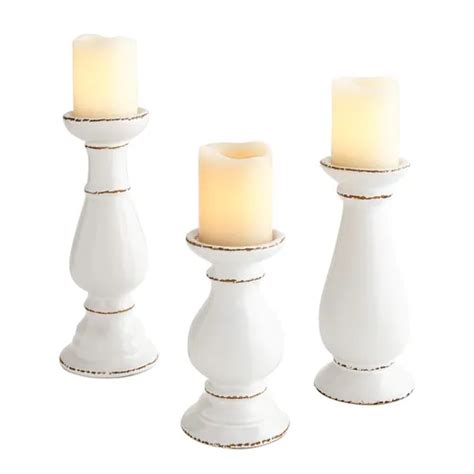 Ceramic Pillar Candle Holders Candle Holders Pillar Candle Holders