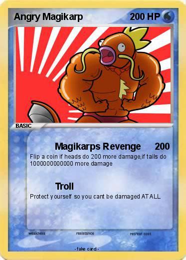 Pokémon Angry Magikarp 6 6 Magikarps Revenge My Pokemon Card