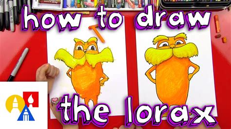 How To Draw The Lorax Great Directed Drawing Activity For Kids For