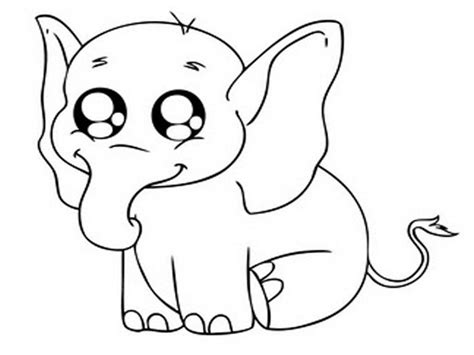 Animals For Girls Printable Coloring Sheets