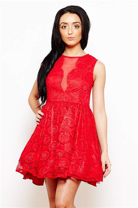 The Versatility Of A Lace Mini Dress Red Lace Dress