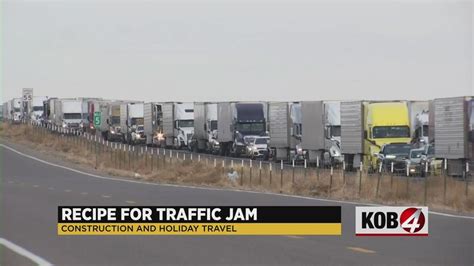 Westbound I 40 Drivers Face 30 Mile Traffic Jam