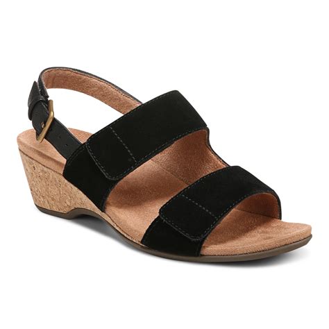 Vionic Marian Womens Wedge Arch Supportive Sandals Free Shipping