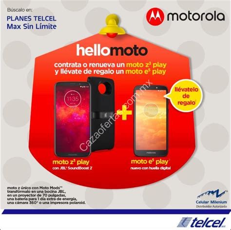 Promoción Motorola Telcel Celular Moto E5 Play De Regalo Al Comprar Un