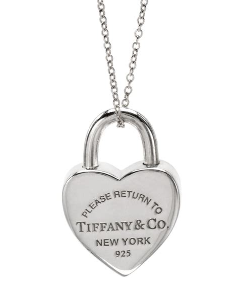 Product Name Tiffany And Co Sterling Silver Heart Locket Necklace