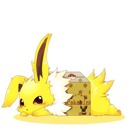 Pokemon Cute Adorable Kawaii Pixiv Fan Art Eevee Jolteon