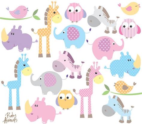Clipart Animals Baby Shower Clip Art Library
