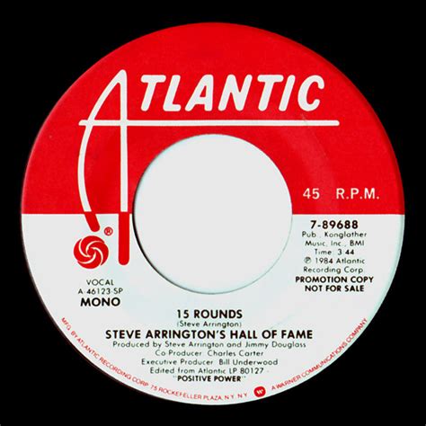 Steve Arrington S Hall Of Fame 15 Rounds 1984 Vinyl Discogs