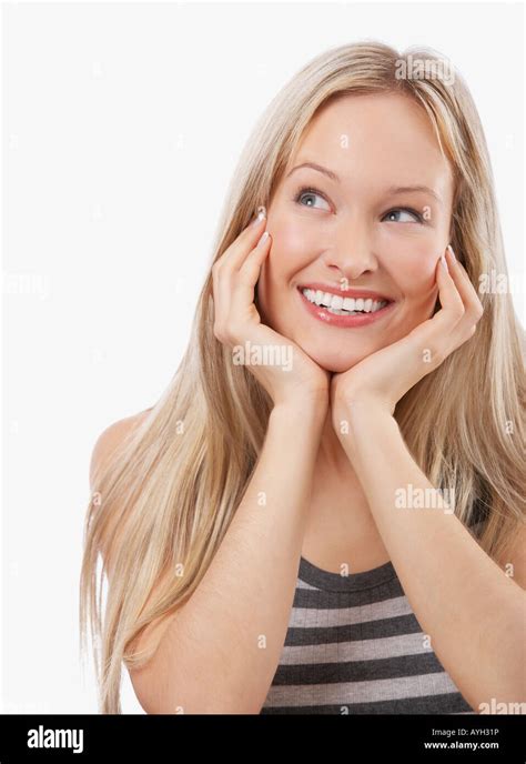 Woman With Hands Out Sideways Hi Res Stock Photography And Images Alamy