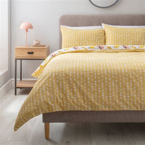 Birdie Yellow Duvet Cover And Pillowcase Set In 2020 Duvet Covers