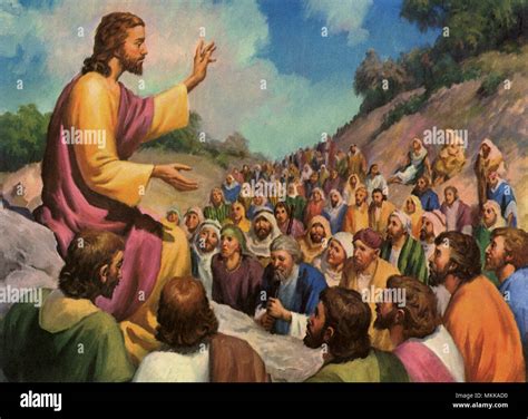 Christ Sermon Mount Hi Res Stock Photography And Images Alamy