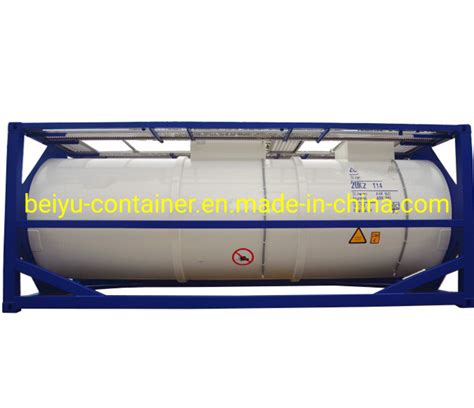 20ft Iso Full Collar Frame Tank Container Un Portable Type T14 China