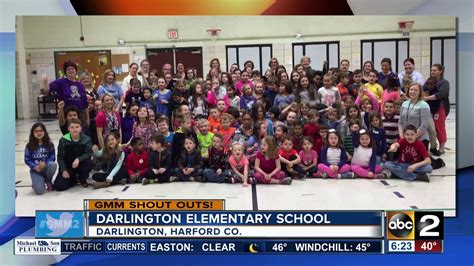 Darlington Elementary School Students Give A Gmm Shout Out Youtube