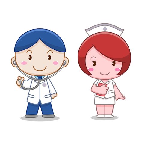 Premium Vector Cartoon Character Of Doctor And Nurse