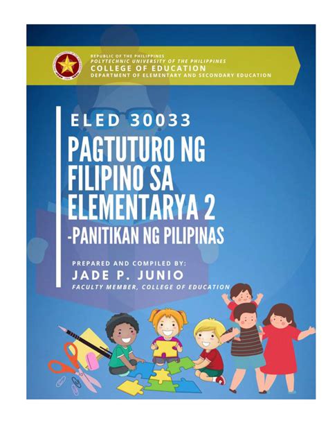 Banghay Aralin Sa Pagtuturo Ng Filipino Sa Elementary