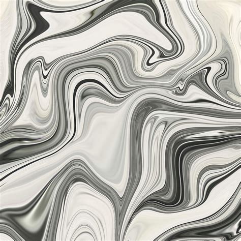 Abstract Art Colorful Fluid Painting Marble Pattern Black And White