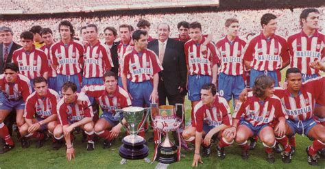 El Atlético De Madrid Del Doblete De 1996