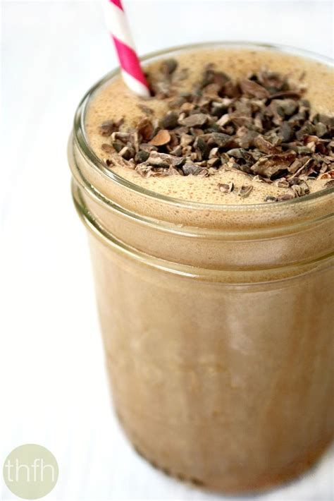 Gluten Free Vegan Chocolate Peanut Butter Protein Smoothie Recipe