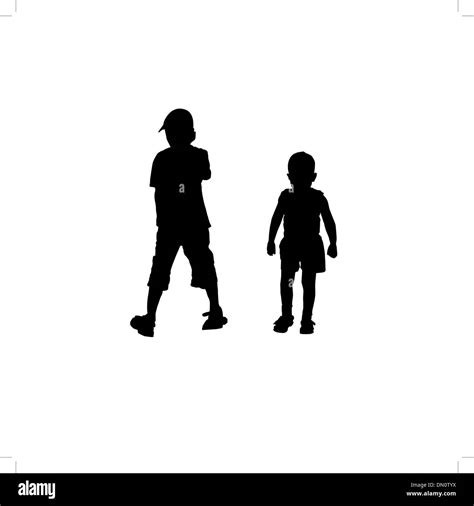 Two Little Boys Black And White Stock Photos And Images Alamy