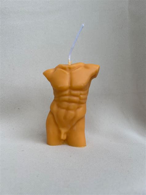 Scented Nude Male Torso Candles Man Bust Body Candle Goddess Men