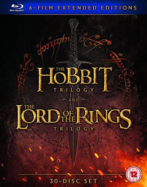 Hobbit Trilogythe Lord Of The Rings Trilogy Extended 30 Blu Ray