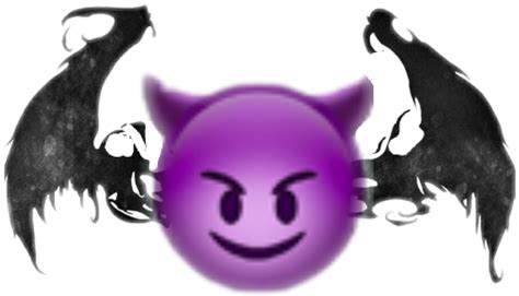 Demon Clipart Devil Emoji Devil Emoji Discord Free Transparent Images