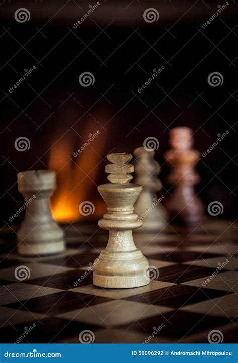 Chess Match Stock Photo Image Of King Focus Important 50096292