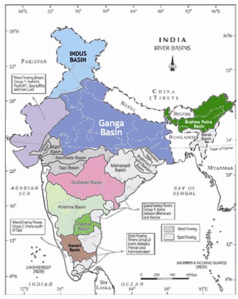Map Showing Major River Basins In India Download Scientific Diagram