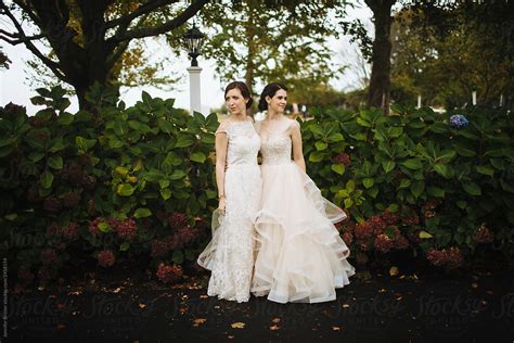 Beautiful Happy Lesbian Wedding By Stocksy Contributor Jennifer Brister Stocksy