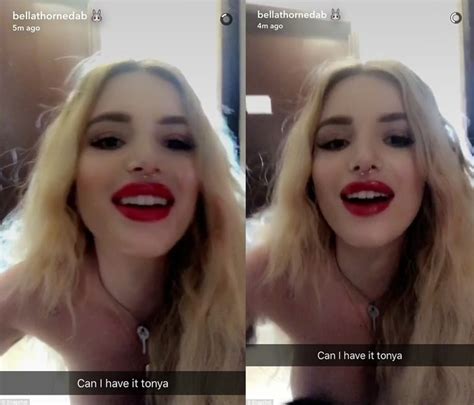 Bella Thorne Ism T A Snapchaten Meztelenkedett Fot K Starity Hu