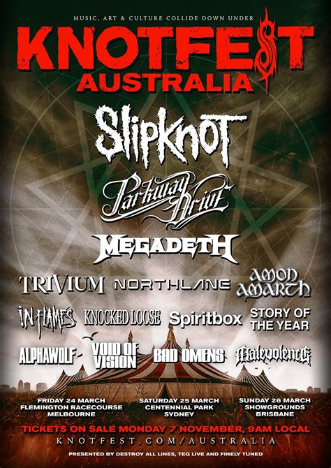 Slipknots Knotfest Is Coming To Australia In 2023