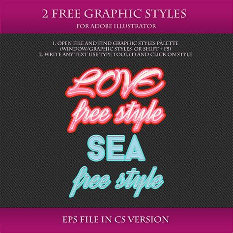 Free Graphic Styles For Adobe Illustrator 13 By Love Kay On Deviantart