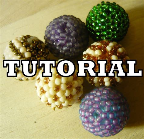 beaded balls kulki koralikowe [tutorial] qrkoko pl fabrication de bijoux de perles