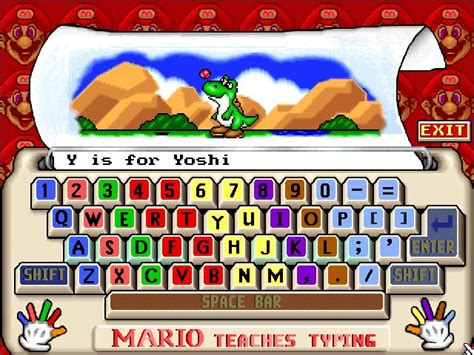 Mario Teaches Typing 2 Download 1997 Educational Game