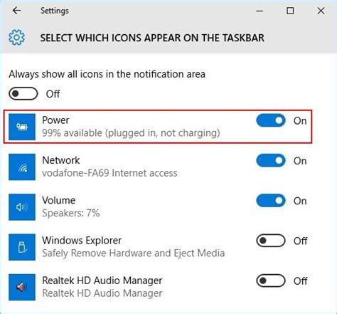 Battery Icon Disappeared Windows 10 Password Recovery