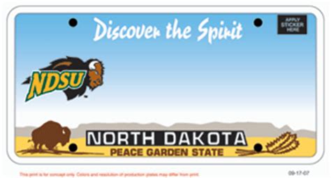 This page provides an overview of insurance licensing in north dakota for individuals and companies. NDSU Bison License Plate - NDSU Alumni Association