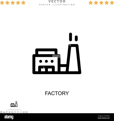 Factory Icon Simple Element From Digital Disruption Collection Line