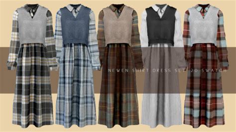 Newen092 Sims 4 Dresses Sims 4 Clothing Sims 4 Mods Clothes