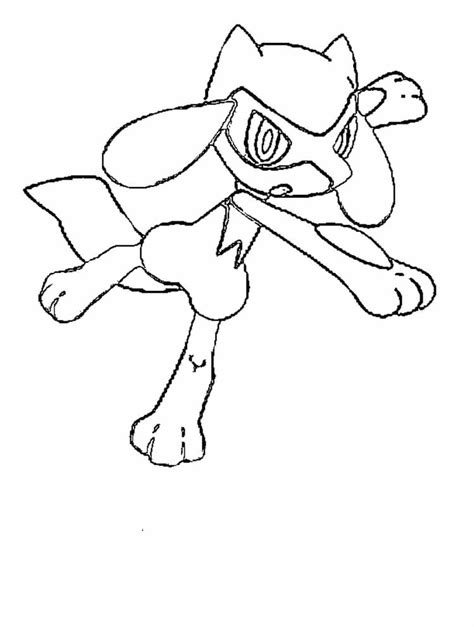Pokemon Riolu Coloring Pages Coloring Pages Pinterest Pokemon Images