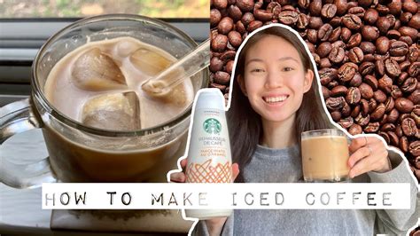 How To Make Iced Coffee Easy And Delicious At Home Starbucks Youtube