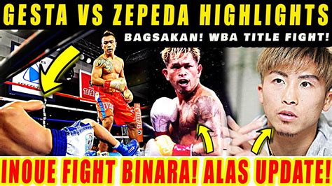 Round 4 Tko Mercito Gesta Vs William Zepeda Highlights Wba Title Fight