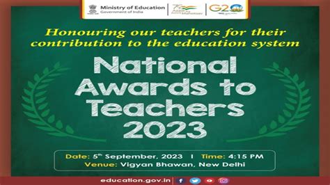 Teachers Day 2023 President Of India To Confer National Teachers