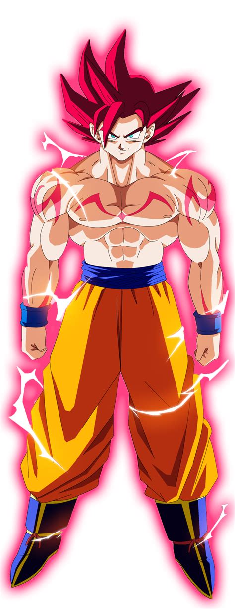 Imagen Goku Ssj Dios Render 3png Dragon Ball Wiki Fandom Powered