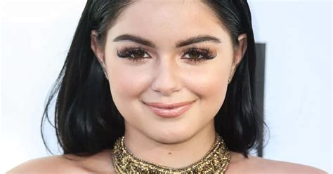 ariel winter shows off her curves in thong bikini for beach shoot but not everyone loves the