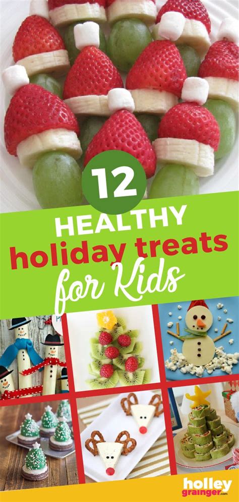 The best christmas appetizers you'll find! 12 Healthy Holiday Treats for Kids | Healthy christmas ...
