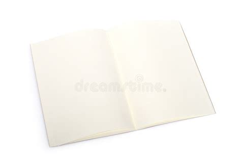 Libro Blanco Abierto Aislado En Madera Oxidada Foto De Archivo Imagen